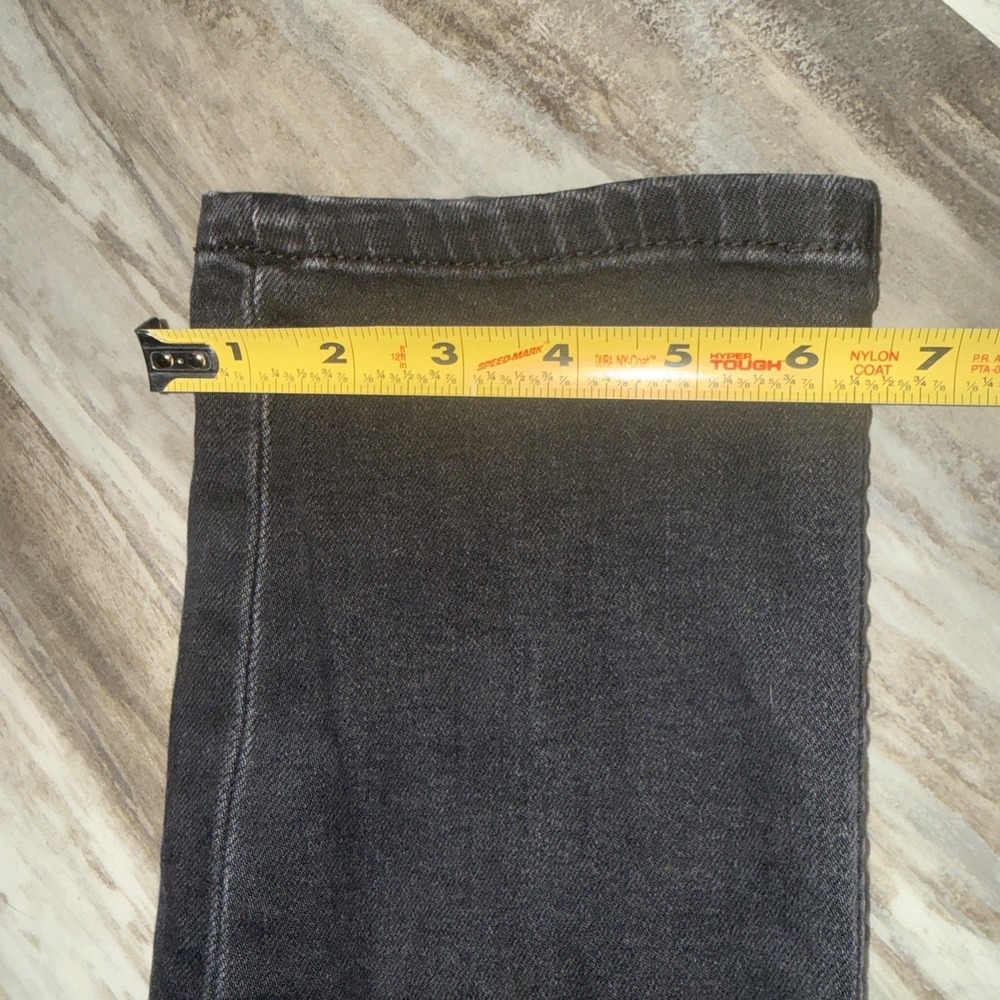 ASOS DESIGN High Waisted Straight Leg Jeans Black Denim Women's 30/32 READ - Picture 8 of 10